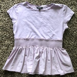 peplum tee